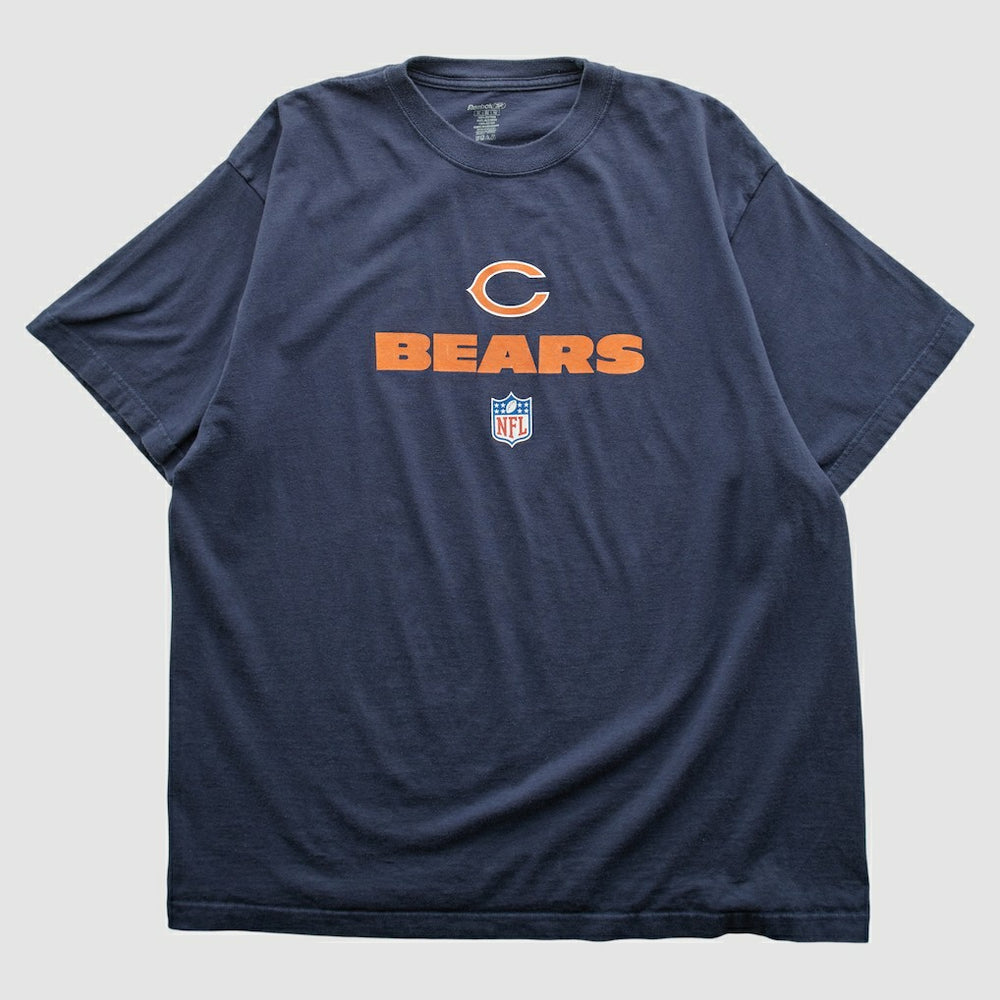 Fanatics Chicago Bears Reebok 2000s T-shirt Navy Vintage