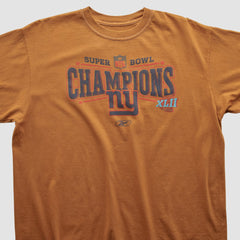 Fanatics New York Giants Reebok 2008 T-shirt Orange Vintage