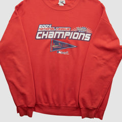 St. Louis Cardinals Lee Apparel 2004 Pullover Sweatshirt - Red - XVintage - Fanatics on Sale