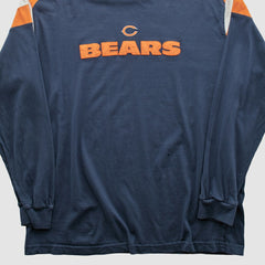 Fanatics Chicago Bears NFL 2000s Long Sleeve T-shirt Navy Vintage