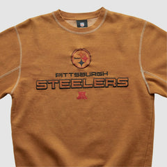 Fanatics Pittsburgh Steelers Team Edition Apparel 2010s Pullover Sweatshirt Brown Vintage