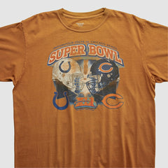 Fanatics Superbowl XLI Reebok 2007 T-shirt Orange Vintage