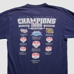 Fanatics New England Patriots Reebok 2000s Long Sleeve T-shirt Navy Vintage
