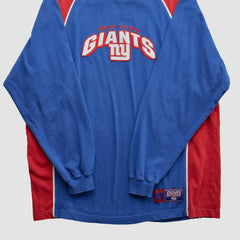 Fanatics New York Giants NFL 2000s Long Sleeve T-shirt Blue Vintage