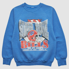 Fanatics Buffalo Bills 1990 Pullover Sweatshirt Blue Vintage