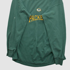 Fanatics Green Bay Packers NFL 2000s Long Sleeve T-shirt Green Vintage