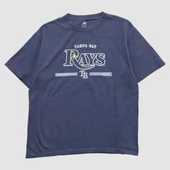Tampa Bay Rays MLB 2008 T-shirt - Navy - XVintage - Fanatics Lifestyle