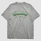 Fanatics Green Bay Packers Reebok 2010 T-shirt Heather Gray Vintage