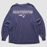 Fanatics New England Patriots NFL 2000s Long Sleeve T-shirt Navy Vintage