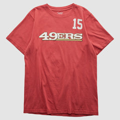 Fanatics San Francisco 49ers Reebok 2010s T-shirt Red Vintage