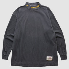 Fanatics Pittsburgh Steelers 90s Long Sleeve T-shirt Charcoal Vintage