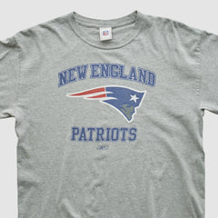 Fanatics New England Patriots NFL 2000s Long Sleeve T-shirt Heather Gray Vintage