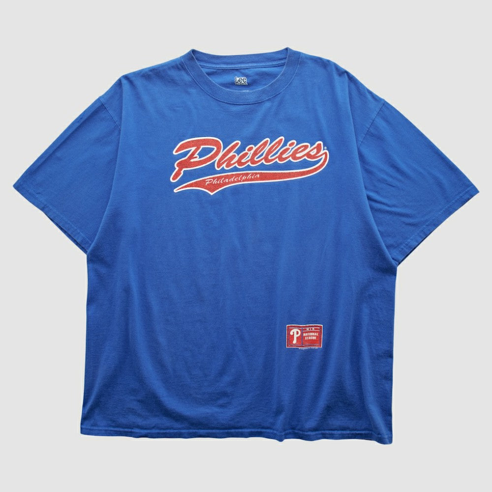 Philadelphia Phillies Lee Sport 2000s T-shirt - Blue - 2XVintage - Fanatics Online