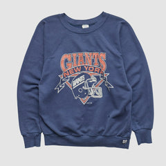 Fanatics New York Giants Logo Athletic 90s Pullover Sweatshirt Navy Vintage