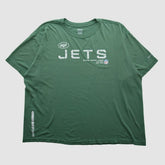 Fanatics New York Jets Reebok 2000s T-shirt Green Vintage