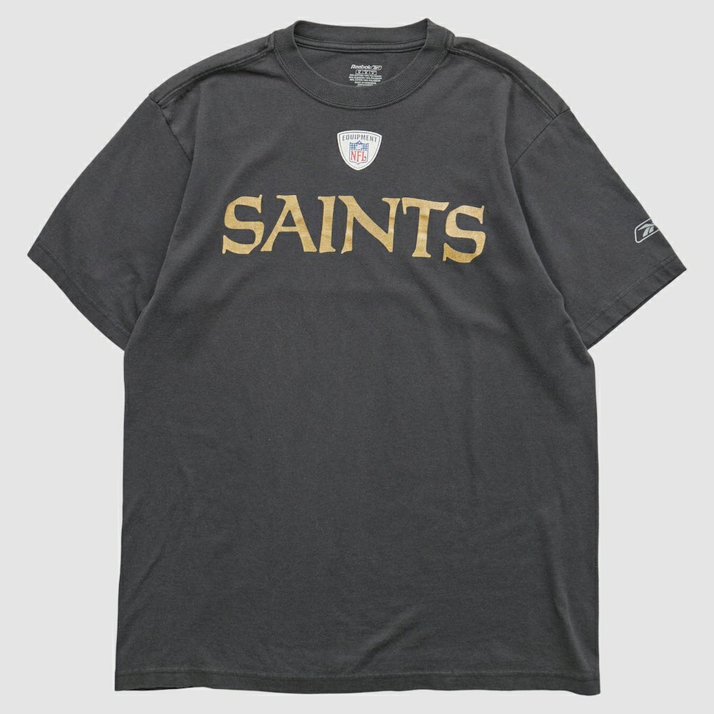Fanatics New Orleans Saints Reebok 2000s T-shirt Charcoal Vintage