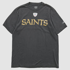 Fanatics New Orleans Saints Reebok 2000s T-shirt Charcoal Vintage