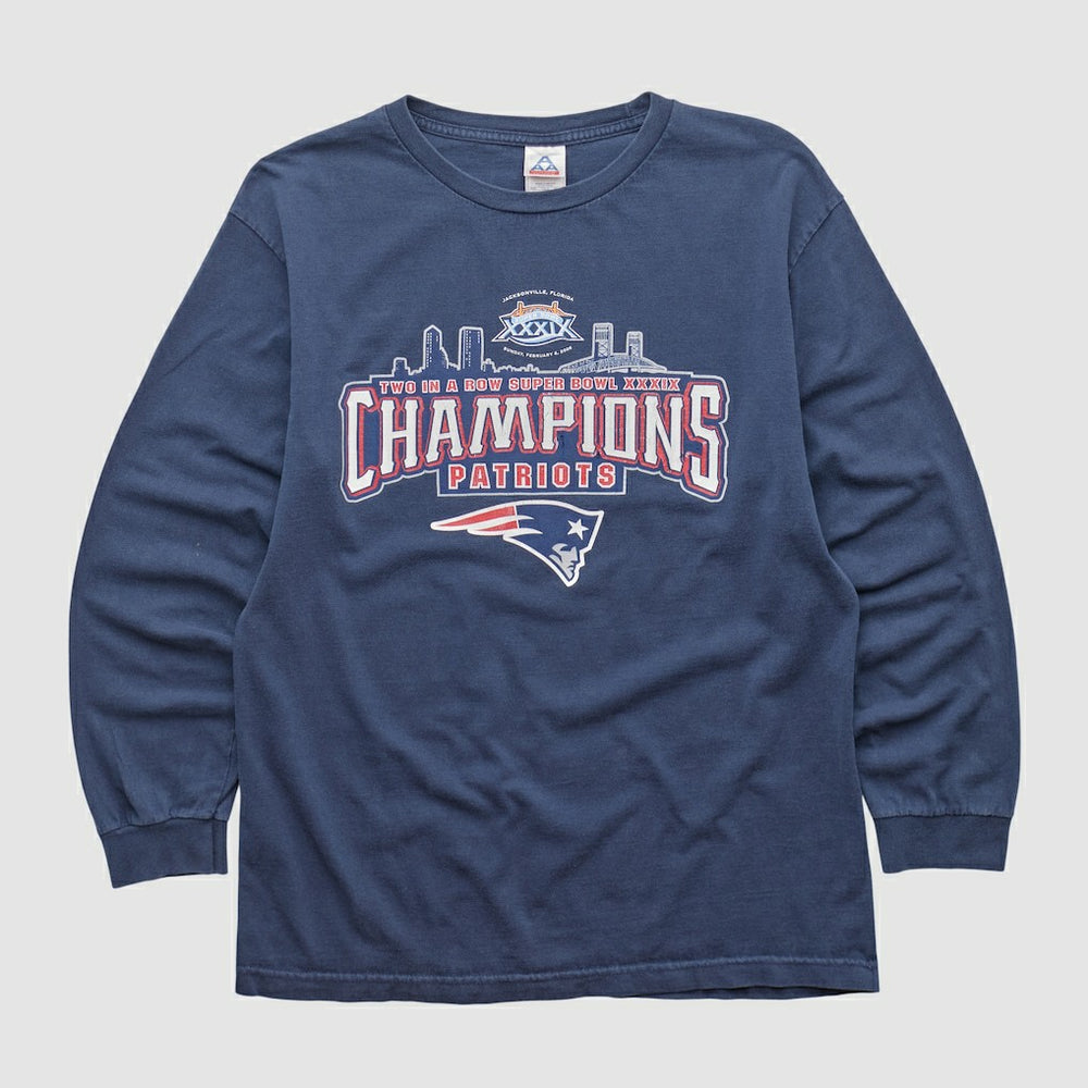 Fanatics New England Patriots Alstyle 2005 Long Sleeve T-shirt Navy Vintage