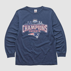 Fanatics New England Patriots Alstyle 2005 Long Sleeve T-shirt Navy Vintage