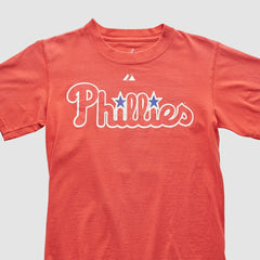 Philadelphia Phillies Majestic 2009 T-shirt - Red - Vintage - Fanatics on Sale