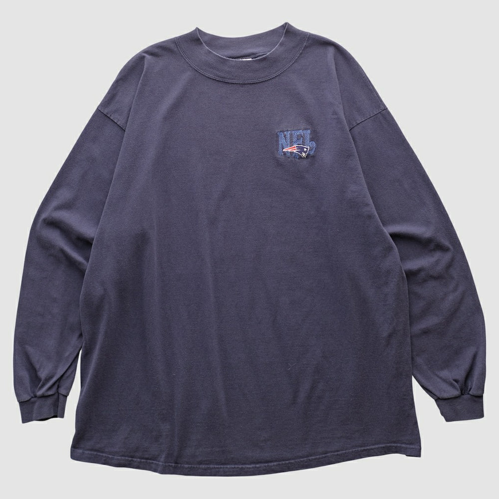 Fanatics New England Patriots NFL 2000s Long Sleeve T-shirt Navy Vintage