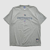 Fanatics New England Patriots Reebok 2000s T-shirt Heather Gray Vintage