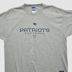 Fanatics New England Patriots Reebok 2000s T-shirt Heather Gray Vintage