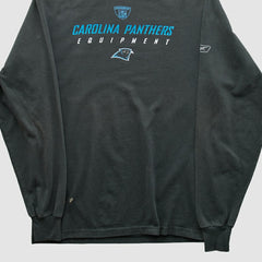 Fanatics Carolina Panthers Reebok 2000s Long Sleeve T-shirt Black Vintage