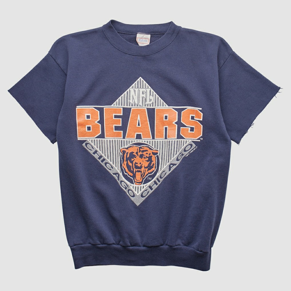 Fanatics Chicago Bears Tultex 90s Pullover Sweatshirt Navy Vintage