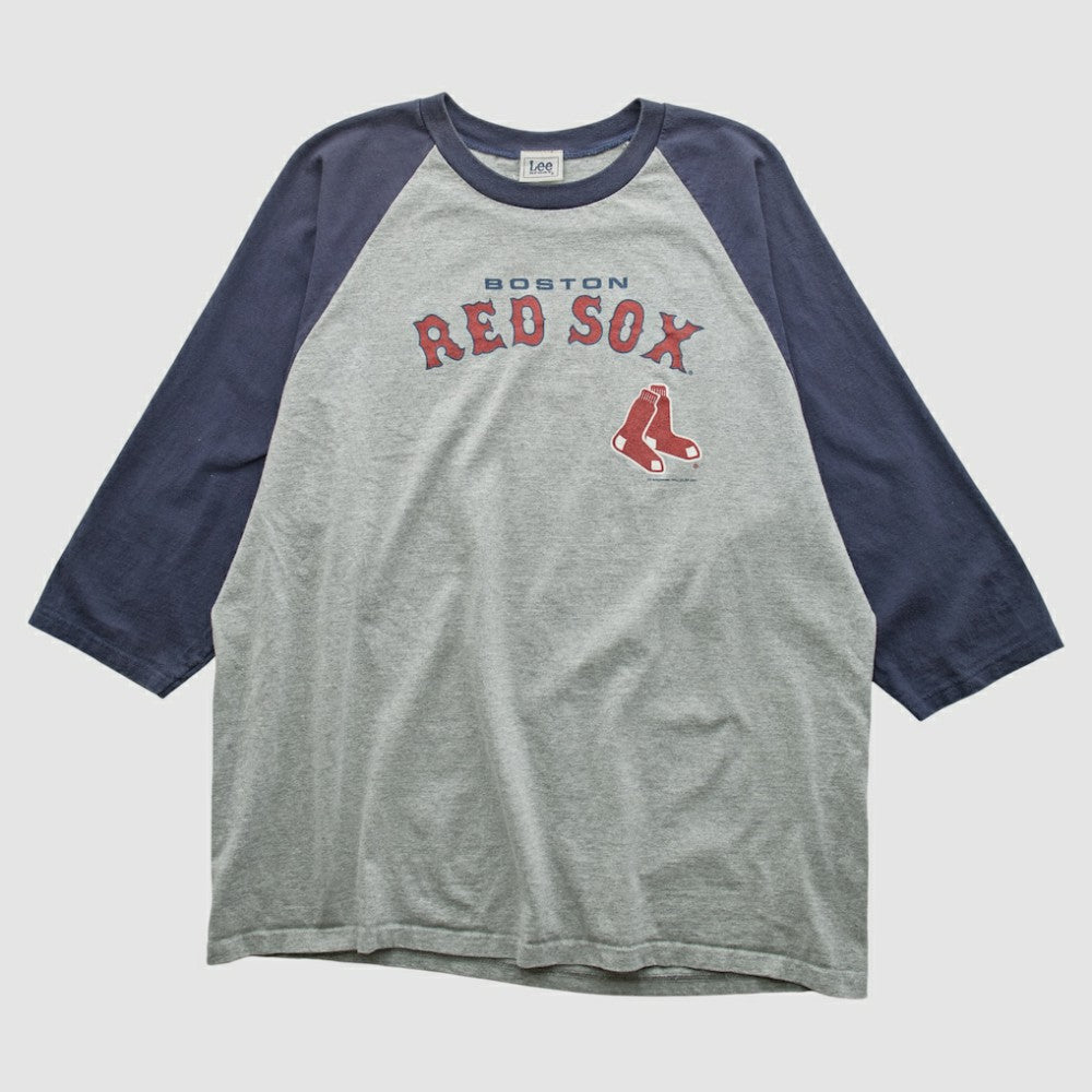 Boston Red Sox Lee Apparel 2007 T-shirt - Heather Gray - 2XVintage - Fanatics Sale
