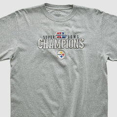 Fanatics Pittsburgh Steelers Reebok 2006 Long Sleeve T-shirt Gray Vintage