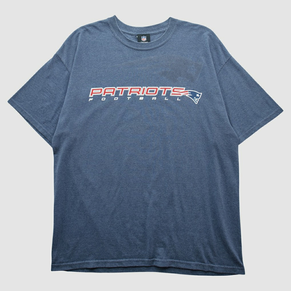 Fanatics New England Patriots NFL 2010s T-shirt Blue Vintage