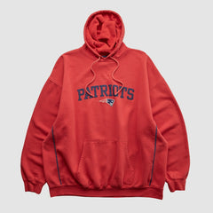Fanatics New England Patriots NFL 2000s Hooded Pullover Sweatshirt Red Vintage