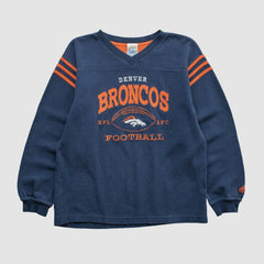 Fanatics Denver Broncos 2000s Pullover Sweatshirt Navy Vintage