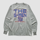 Fanatics New York Giants NFL 2010s Long Sleeve T-shirt Heather Gray Vintage