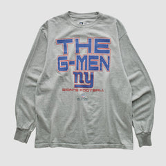 Fanatics New York Giants NFL 2010s Long Sleeve T-shirt Heather Gray Vintage
