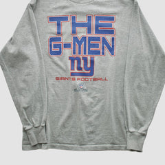 Fanatics New York Giants NFL 2010s Long Sleeve T-shirt Heather Gray Vintage