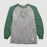 Fanatics New York Jets NFL 2000s Long Sleeve T-shirt Heather Gray Vintage