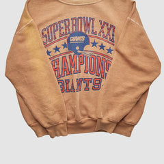 Fanatics New York Giants Signal 1987 Pullover Sweatshirt Tan Vintage