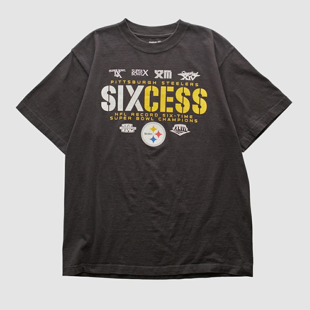 Fanatics Pittsburgh Steelers Reebok 2009 T-shirt Black Vintage