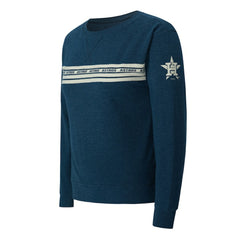 Houston Astros Concepts Sport Women's Birch French Terry Long Sleeve T-Shirt - Navy - MLB Sale
