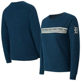 Detroit Tigers Concepts Sport Women's Birch French Terry Long Sleeve T-Shirt - Navy - MLB on Sale