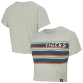 Detroit Tigers Concepts Sport Women's Birch Cropped T-Shirt - Cream - MLB on Sale