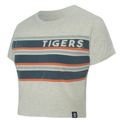 Detroit Tigers Concepts Sport Women's Birch Cropped T-Shirt - Cream - MLB on Sale