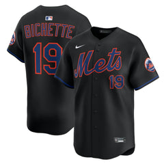 Bo Bichette New York Mets Nike Alternate Limited Jersey - Black - Nike Lifestyle