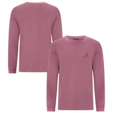 Atlanta Braves Levelwear Bridal Rose Luxe Signature Long Sleeve T-Shirt - Pink - MLB Lifestyle