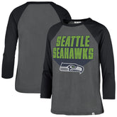 47 brand Seattle Seahawks '47 Women's Jetset Ava Raglan Long Sleeve T-Shirt Charcoal