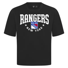New York Rangers Levelwear Luxe Signature Knit T-Shirt - Black - NHL 203844146