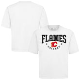 Calgary Flames Levelwear Luxe Signature Knit T-Shirt - White - NHL 203844150