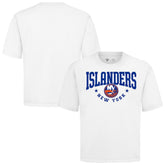 New York Islanders Levelwear Luxe Signature Knit T-Shirt - White - NHL 203844151